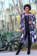 Vikki Vi Jersey Metro Long Sleeve Kimono Duster