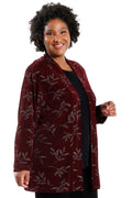 Vikki Vi Classic Shiraz Sparkle Kimono Jacket