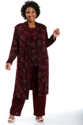 Vikki Vi Classic Shiraz Sparkle Kimono Duster