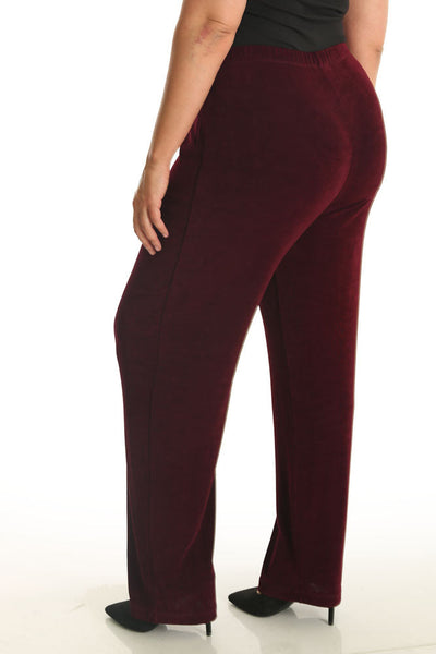 Vikki Vi Classic Shiraz Petite Pull-On Pant