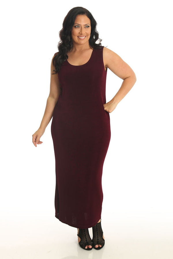 Vikki Vi Classic Shiraz Maxi Tank Dress