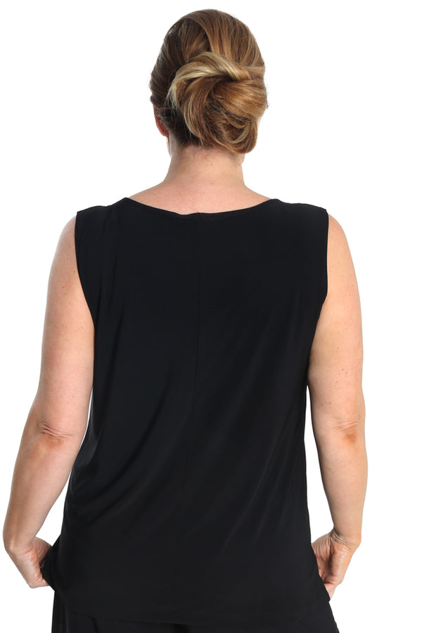 Vikki Vi Jersey Black Tank