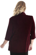 Vikki Vi Classic Shiraz 3/4 Sleeve Kimono Jacket