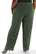 Vikki Vi Classic Olive Pull on Pant