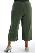 Vikki Vi Classic Olive Crop Pant