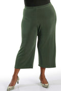 Vikki Vi Classic Olive Crop Pant