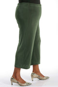 Vikki Vi Classic Olive Crop Pant