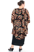 Sterling Black Fall Flower Whisper Top