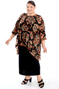 Sterling Black Fall Flower Whisper Top