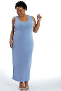 Vikki Vi Classic Powder Blue Maxi Tank Dress