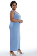 Vikki Vi Classic Powder Blue Maxi Tank Dress