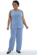 Vikki Vi Classic Powder Blue Pull on Pant