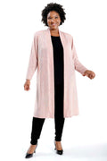 Vikki Vi Jersey Disco Ball Long Sleeve Kimono Duster