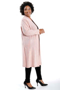 Vikki Vi Jersey Disco Ball Long Sleeve Kimono Duster