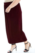 Vikki Vi Classic Shiraz Straight Maxi Skirt