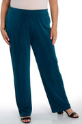 Vikki Vi Classic Deep Teal Pull on Pant