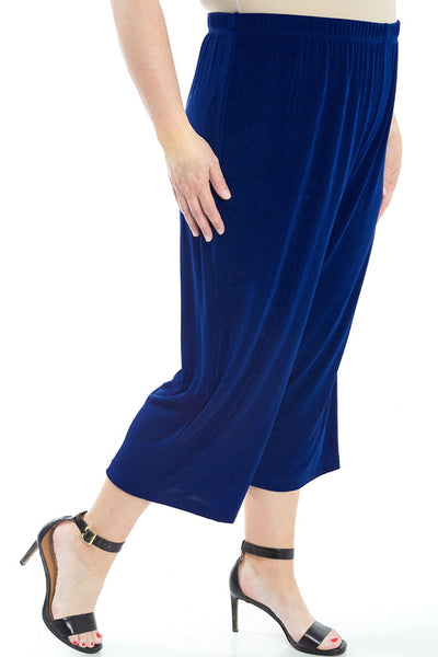 Vikki Vi Classic Royal Blue Crop Pant