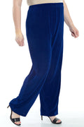Vikki Vi Classic Royal Blue Petite Pull-On Pant