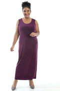 Dresses Vikki Vi Classic Boysenberry Maxi Tank Dress