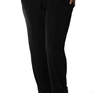 Vikki Vi Plus Size Knit Black Pants