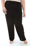 Pants Vikki Vi Classic Dark Chocolate Petite Pull-On Pant