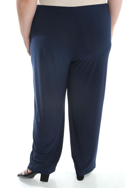 Pants Vikki Vi Jersey Navy Pull on Pant