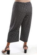 Pants Vikki Vi Jersey Polka Dot Crop Pant