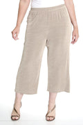 Vikki Vi Classic Sand Crop Pant